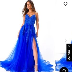 Blue Ballgown